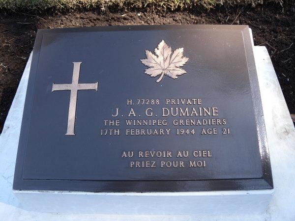 J.A.G. DUMAINE