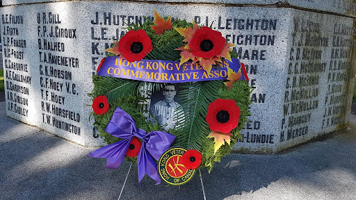 HKVCA BC wreath laid in Duncan, BC