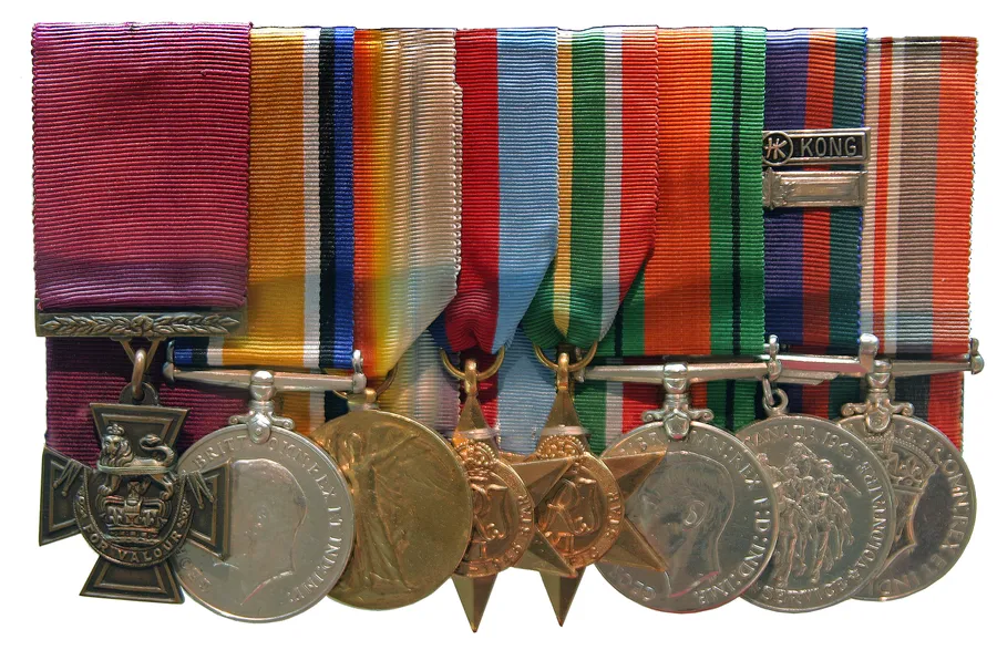 Sergeant-Major John Osborn's set of Victoria medals